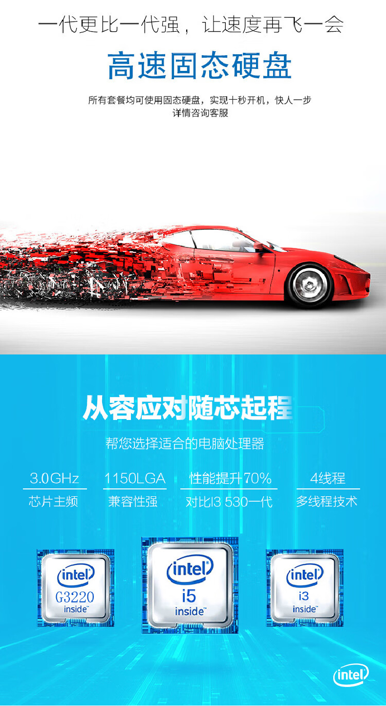 戴爾 Dell 3050 臺(tái)式電腦